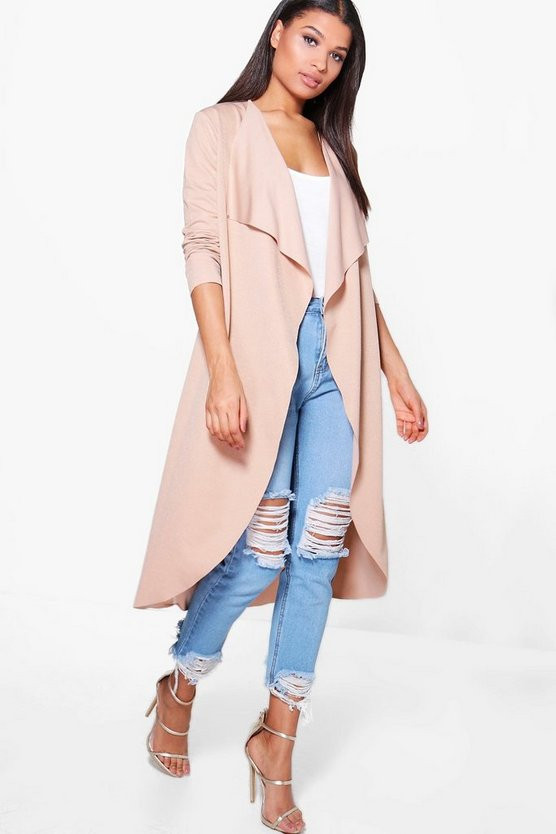 Zoe Waterfall Duster | Boohoo.com (US & CA)