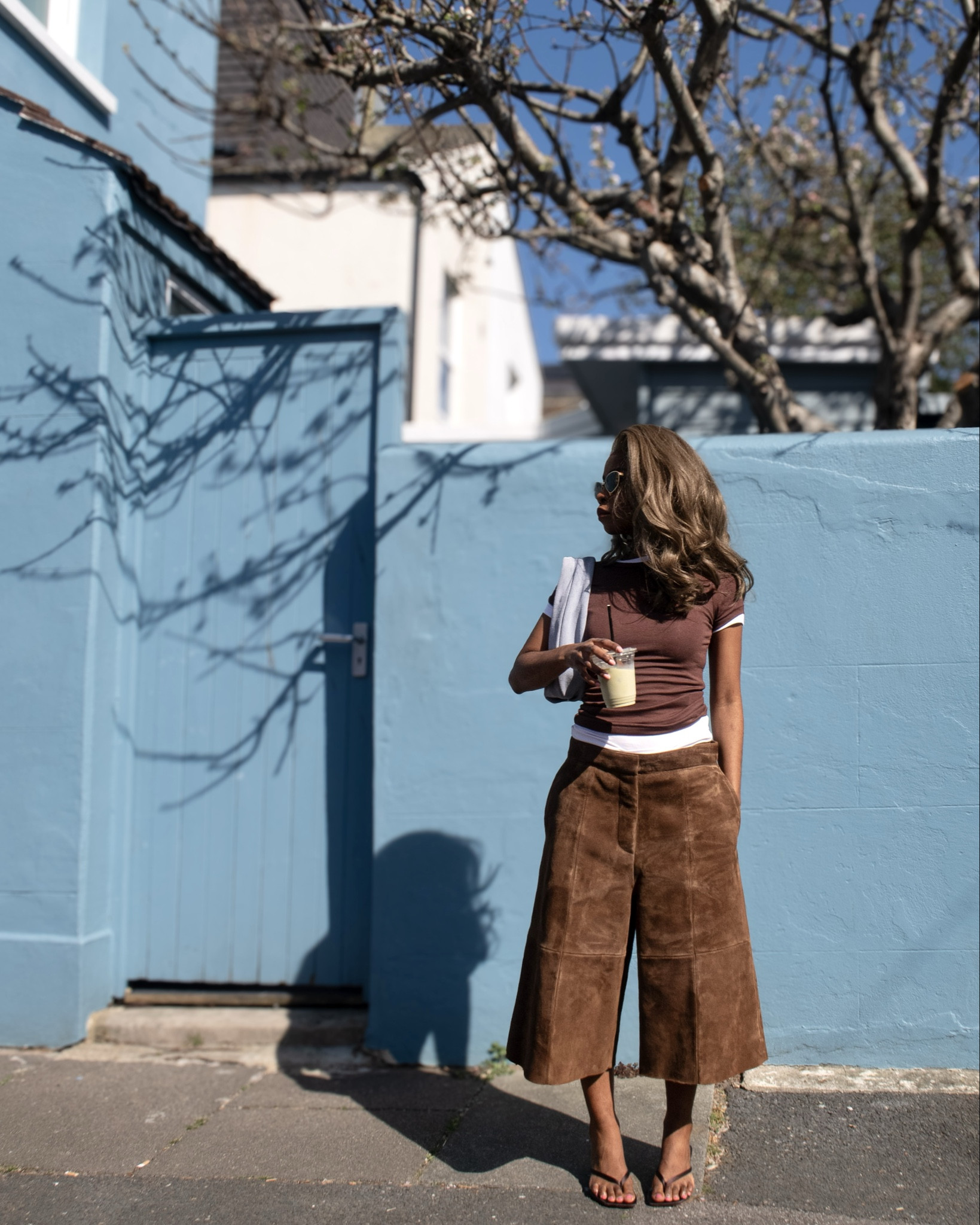 How to wear suede in spring! Also brown & blue look great together!

#LTKSeasonal #LTKStyleTip