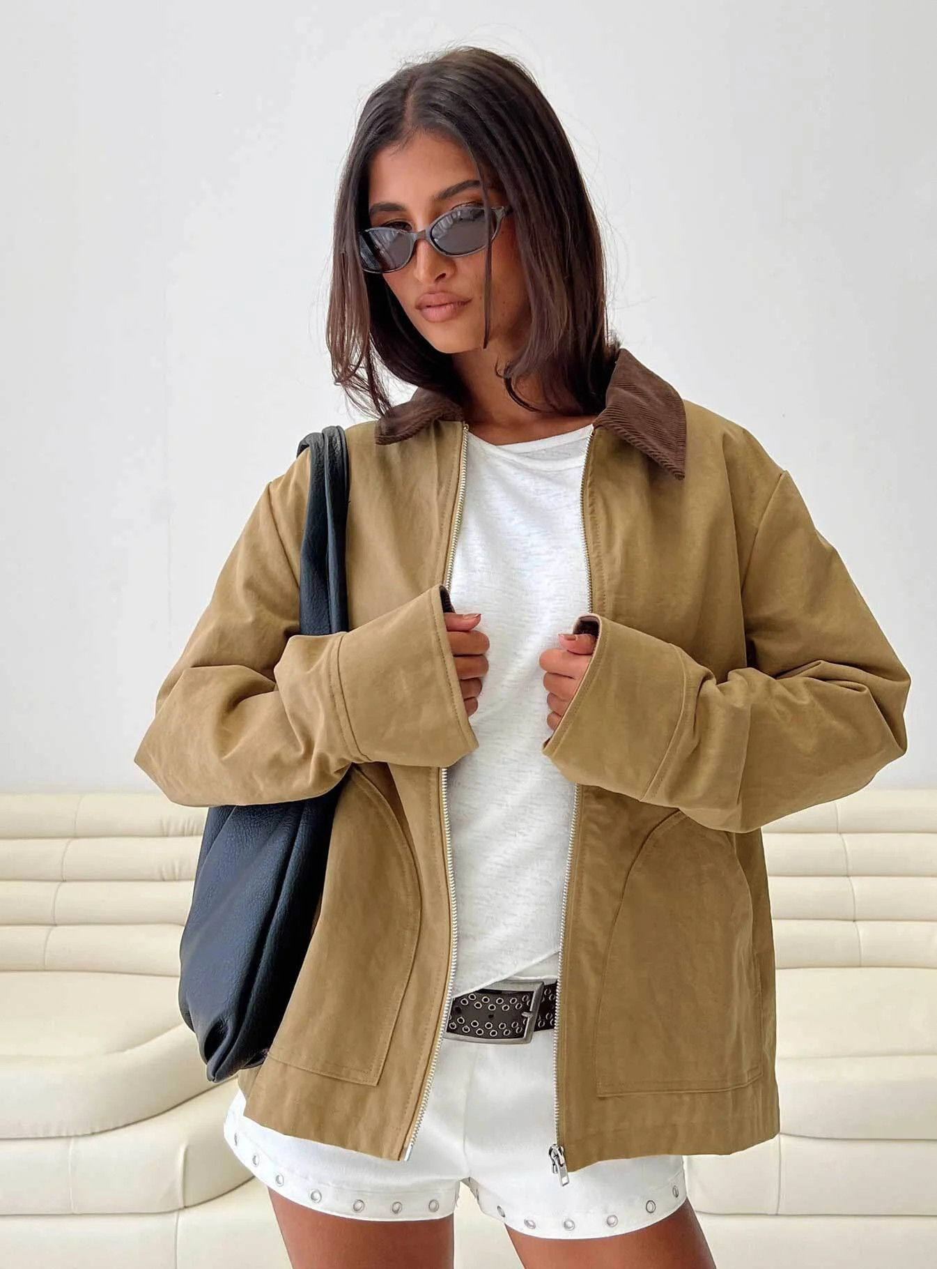 Chesterbrook Jacket Brown | Princess Polly US