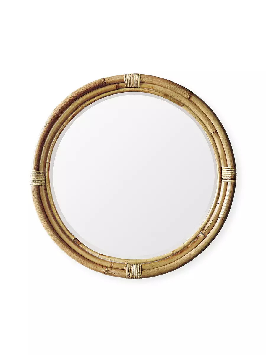 Montara Rattan Mirror | Serena and Lily