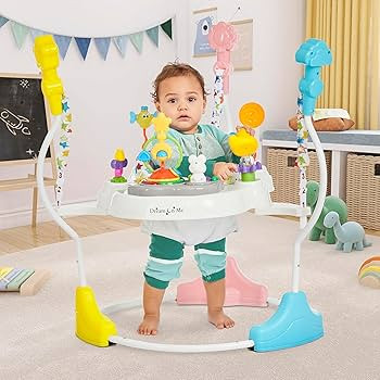 Dream On Me 2-in-1 Baby Activity Center & Bouncer Jumper, 360\u00b0 Rotating Seat, 3-Height Adjus... | Amazon (US)