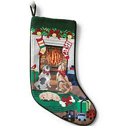 Needlepoint Personalized Christmas Stocking | Lands' End (US)