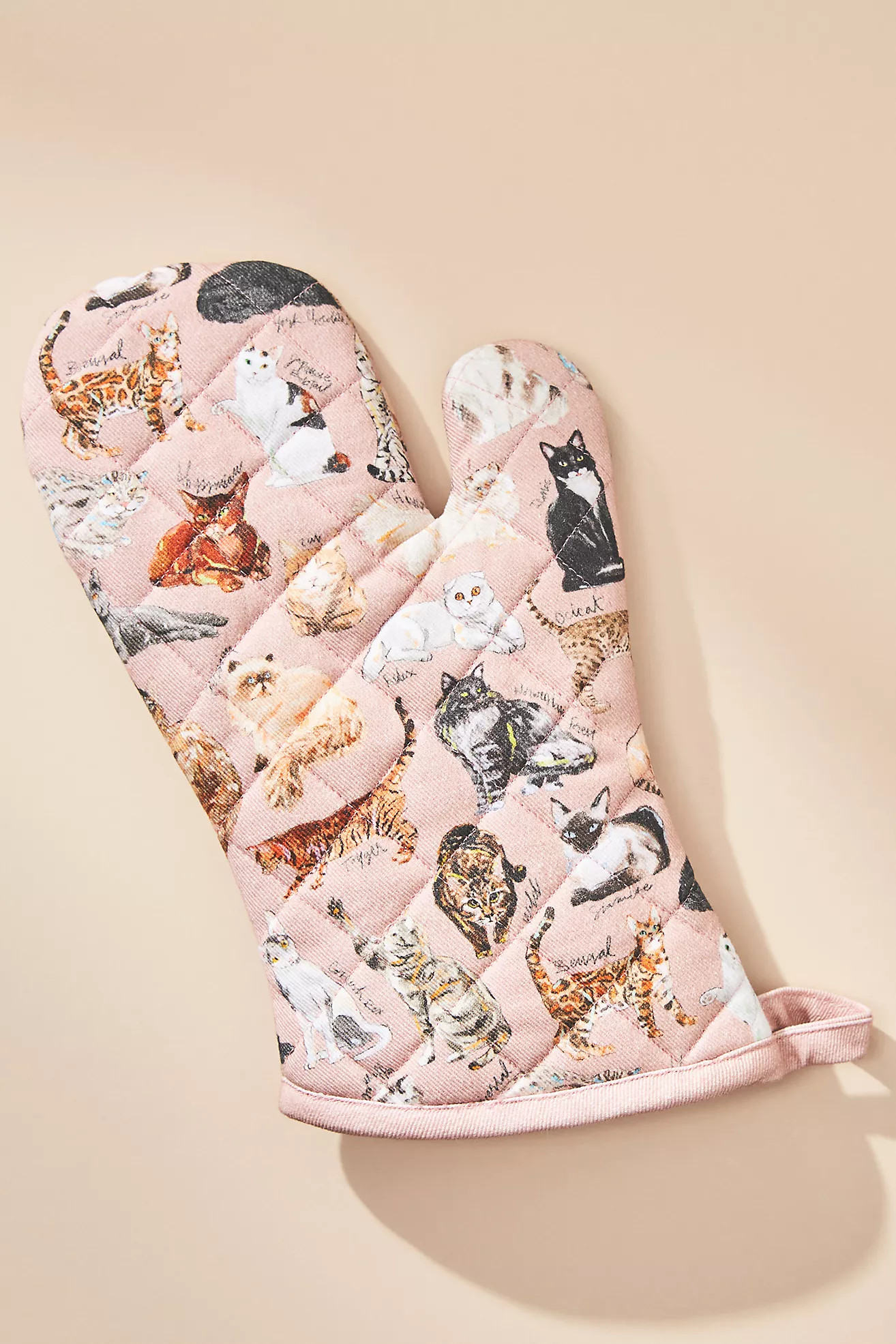 Cat Breeds A-Z Oven Mitt | Anthropologie (US)