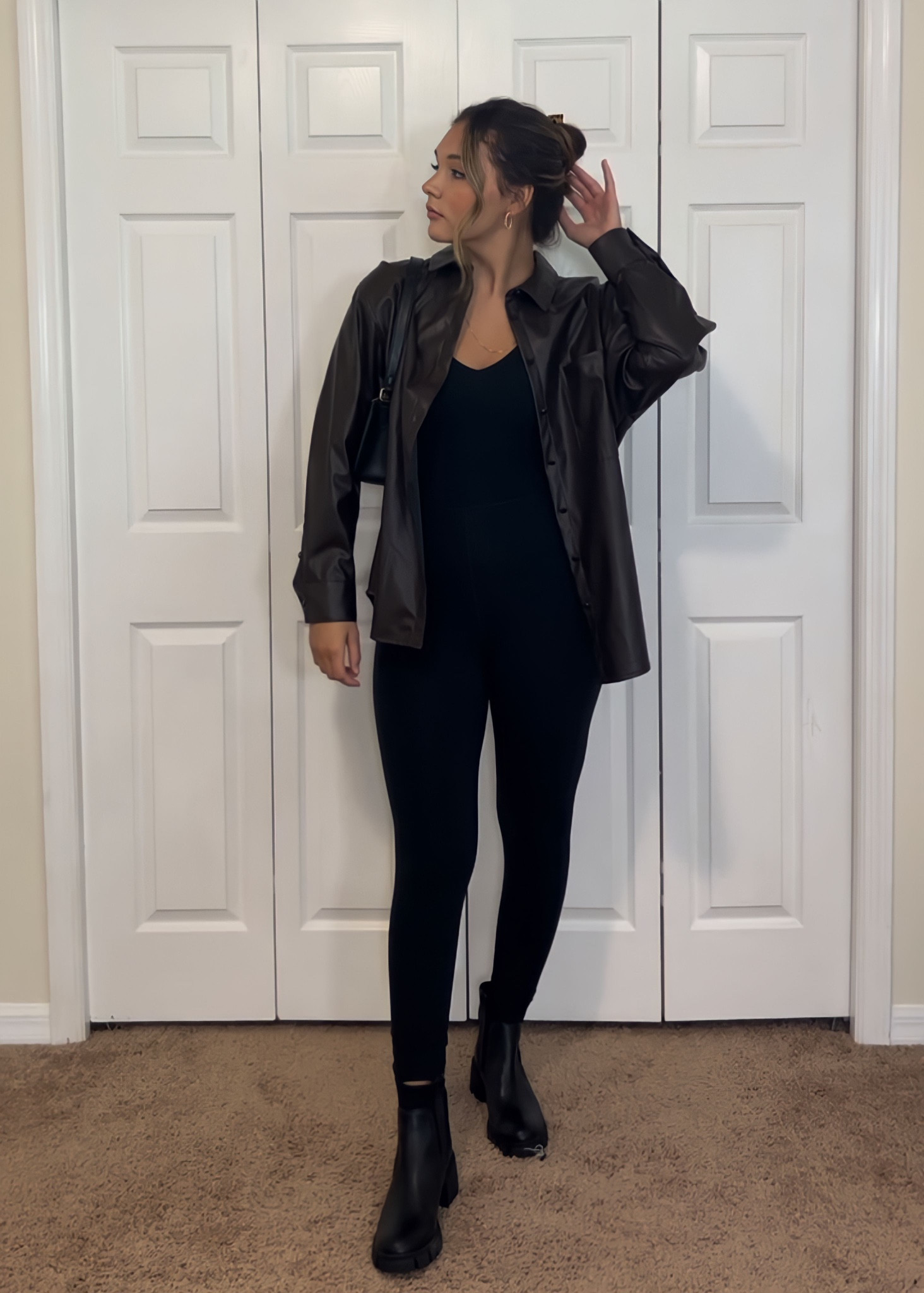 The best Black Friday deal from Target 🎯 !! This faux leather top is under $20! 

#blackfriday #blackfridaydeal #blackfridaydeals #target #targetstyle #under20 #fauxleather #fauxleatherjacket #fauxleatherbuttondown #fall #fallfashion #winter #winteroutfit #holiday #holidayoutfit #LTKfit #LTKgiftguide #giftidea #gift #LTKunder50

#LTKstyletip #LTKsalealert #LTKCyberweek
