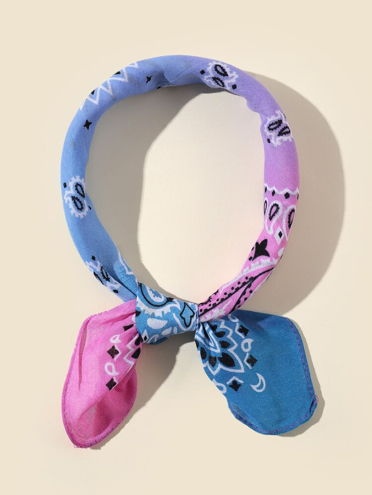 Ombre-bandana met paisley-print | SHEIN
