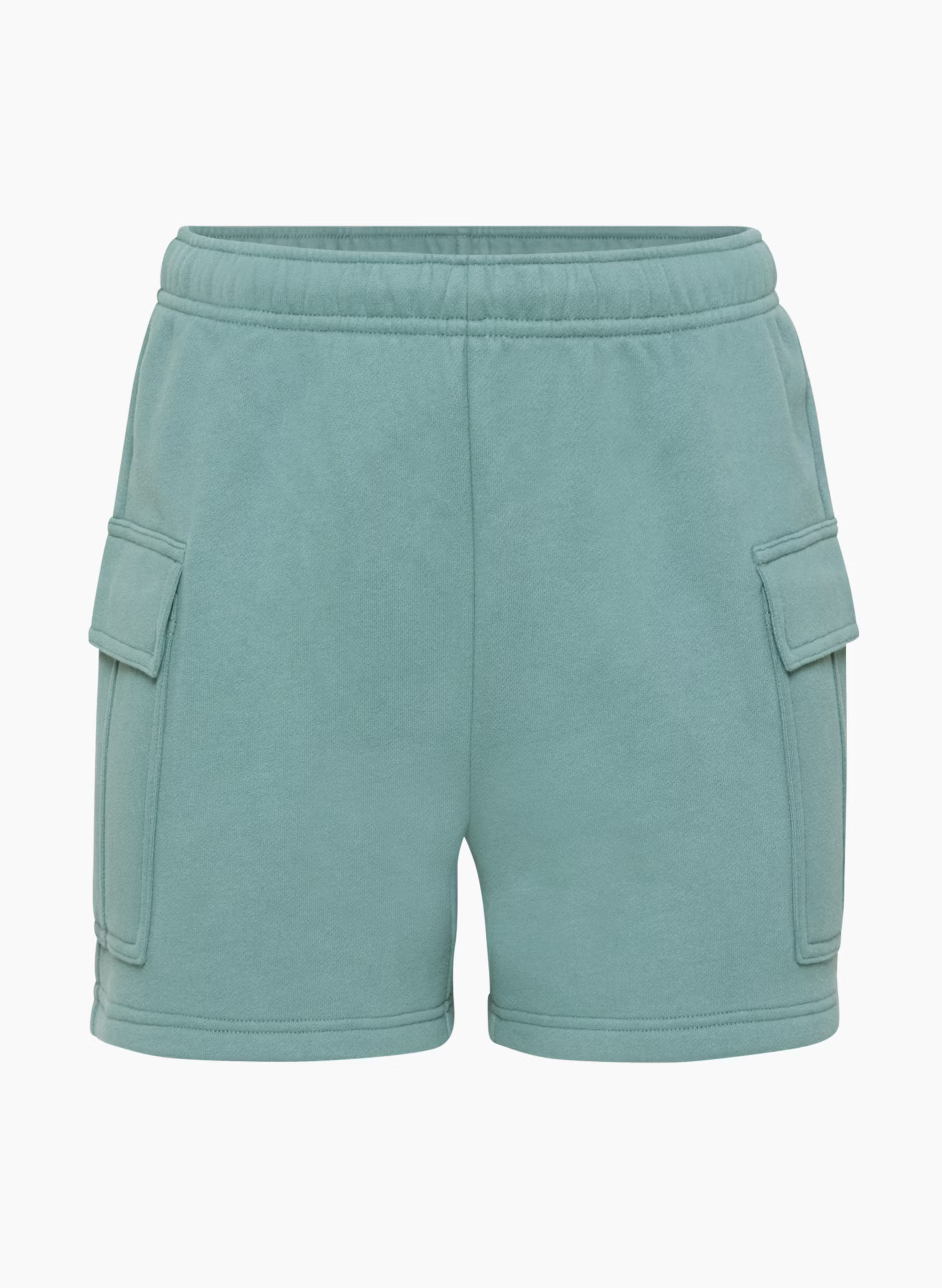 COZY FLEECE MEGA CARGO™ MID-THIGH SWEATSHORT | Aritzia