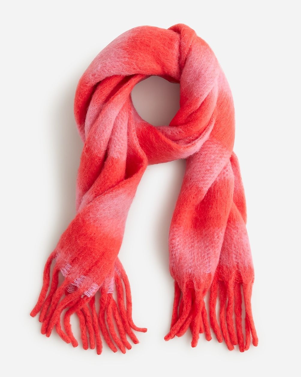 Brushed woven scarf in stripe | J.Crew US