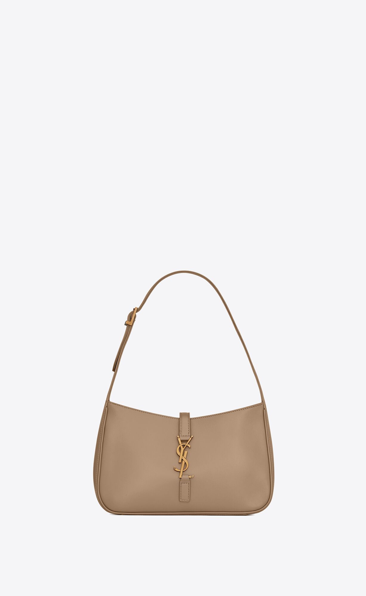 Hobo bag featuring leather tab with THE CASSANDRE, and tonal suede lining.Compact and SPACIOUS, i... | Saint Laurent Inc. (Global)