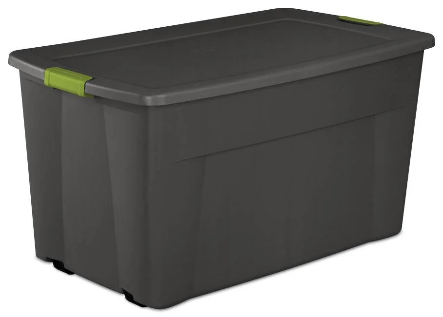 Sterilite 19481004 Large 45 Gallon Wheeled Portable Latching Storage Tote Box | Walmart (US)