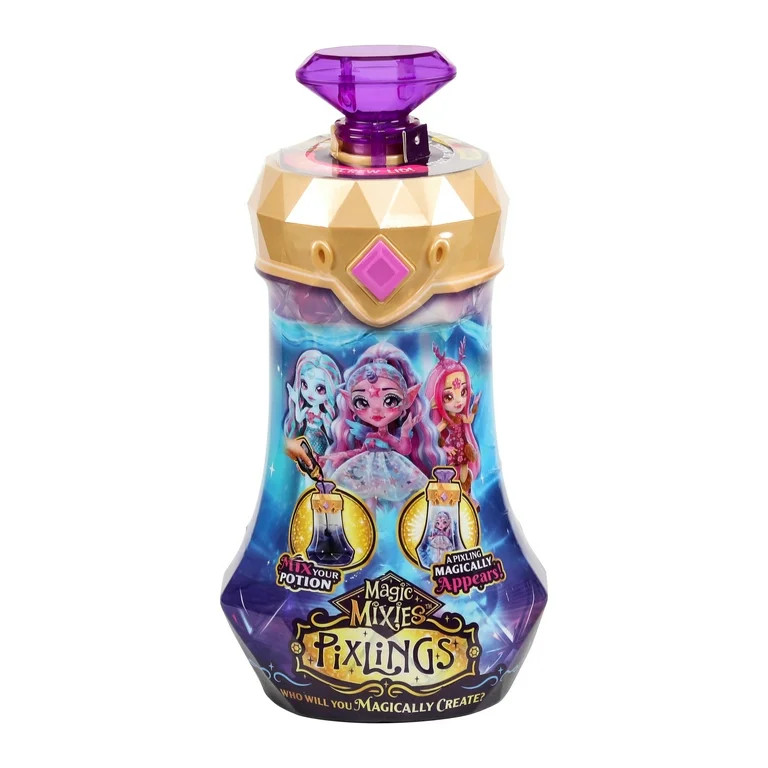 Magic Mixies Pixlings Marena the Mermaid Pixling 6.5 inch Doll Inside a Potion Bottle, Ages 5+ | Walmart (US)