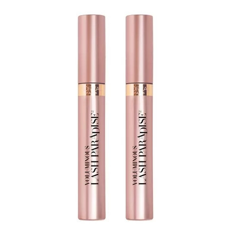 L Oreal Paris Voluminous Makeup Lash Paradise Volume Mascara Blackest Black 2 Pack | Walmart (US)