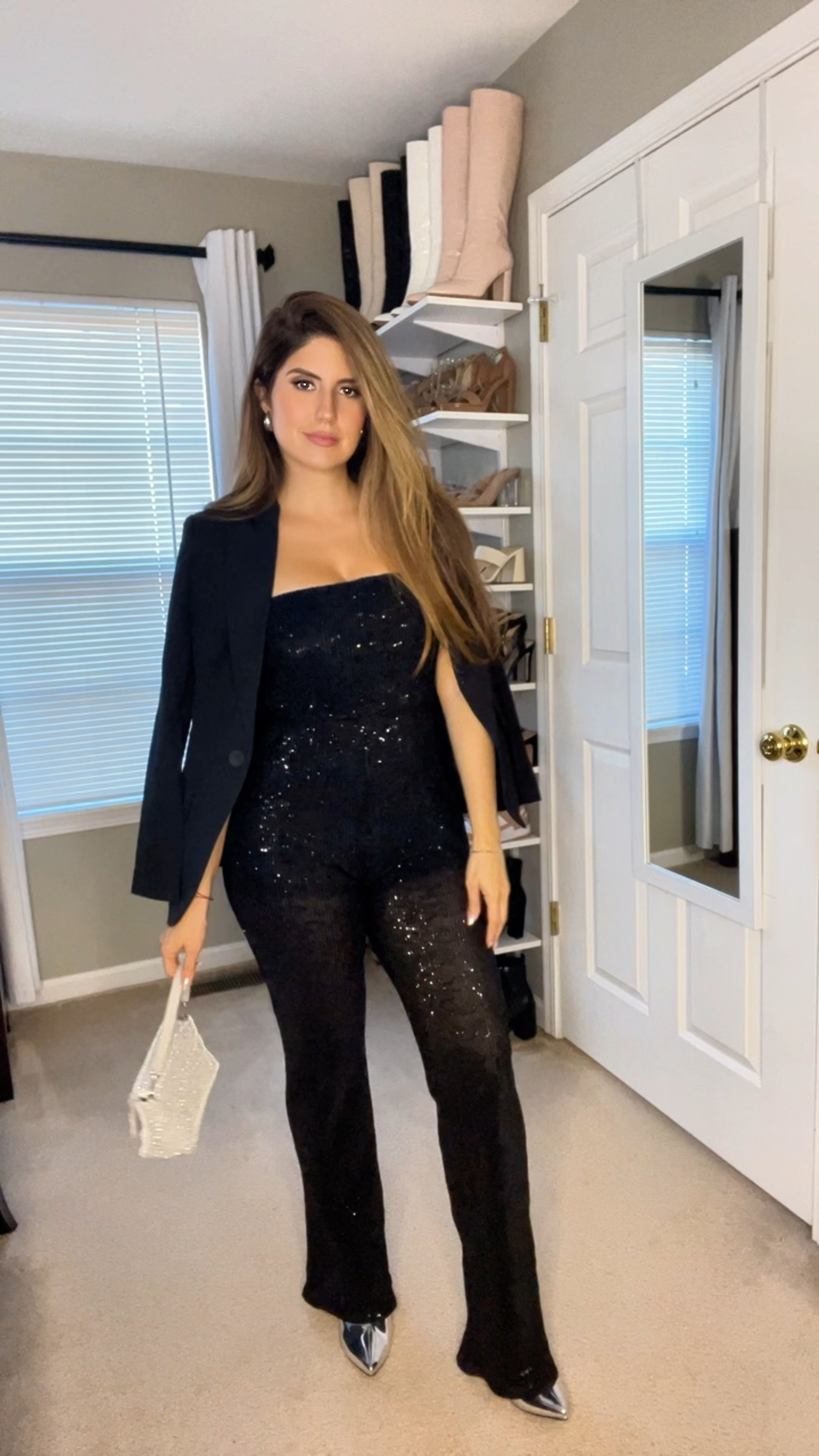 A sparkly New Year’s Eve look!
Wearing size XS in the jumpsuit 

NYE Party looks, Holiday looks 


#LTKHoliday #LTKVideo #LTKparties