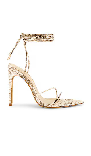 x REVOLVE Diego Heel in Snakeskin | Revolve Clothing (Global)