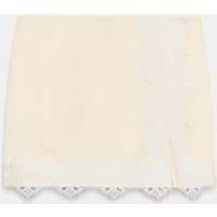 Zara - Contrast Lace Skort - Yellow - S - Woman | Zara US