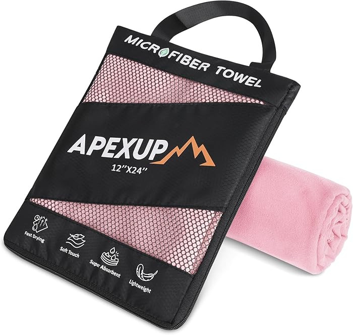 APEXUP Microfiber Travel Towel, Ultra Absorbent Quick Dry Towels, Lightweight Gym Sports Camping ... | Amazon (US)