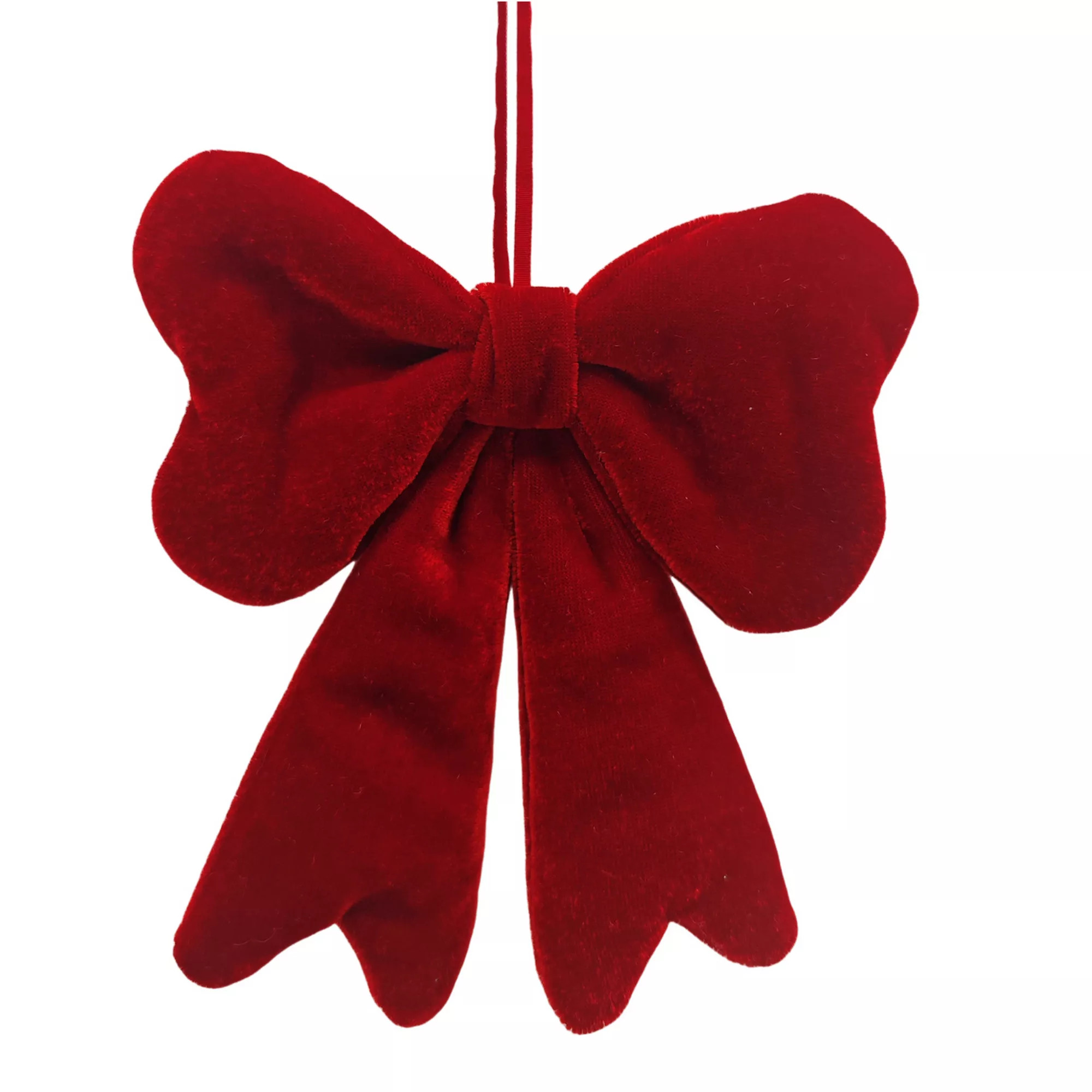 St. Nicholas Square® Velvet Fabric Bow Christmas Ornament | Kohl's