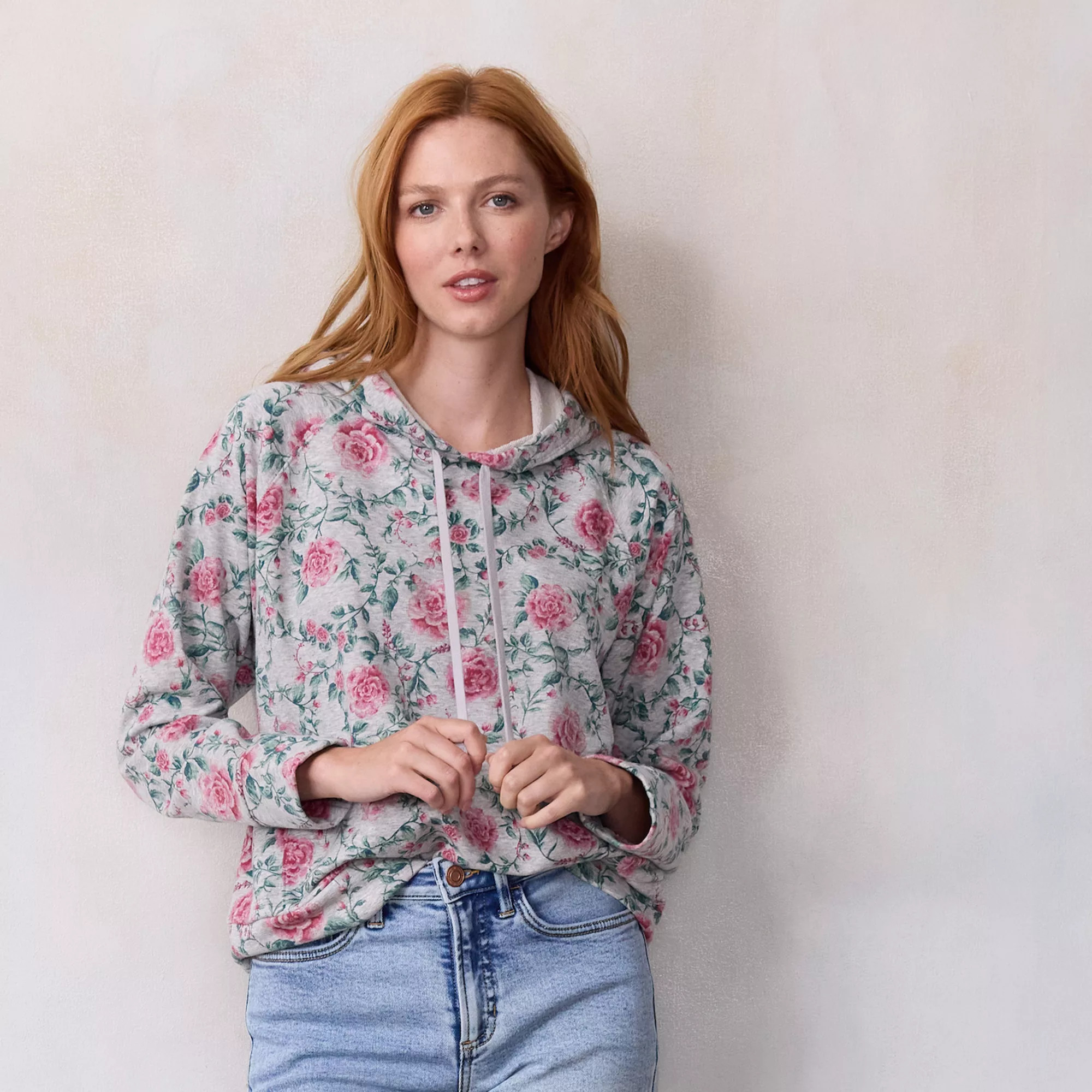 Petite LC Lauren Conrad Long Sleeve Hooded Sweatshirt | Kohl's