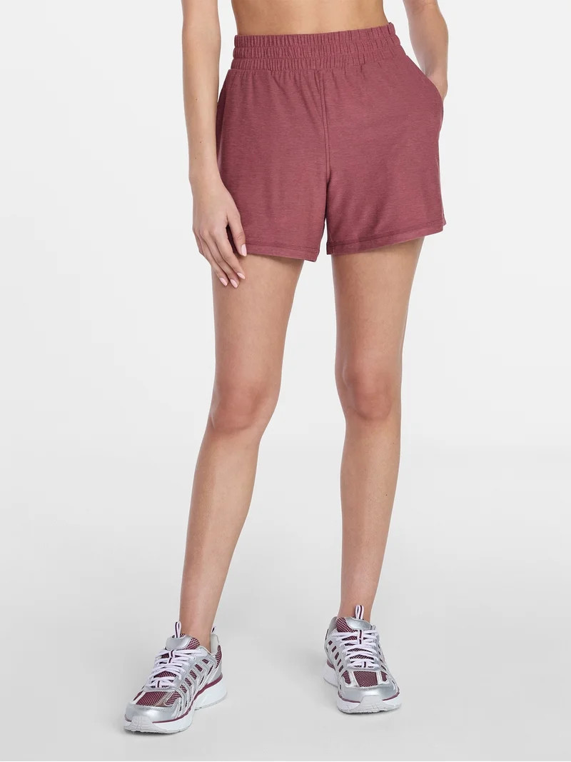 Athletic Works Women's and Women’s Plus ButterCore Soft Performance Gym Shorts, Available in 1,... | Walmart (US)