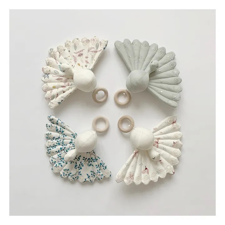 Cam Cam Organic Cotton Musical Peacock Mobile  | Cream | Smallable