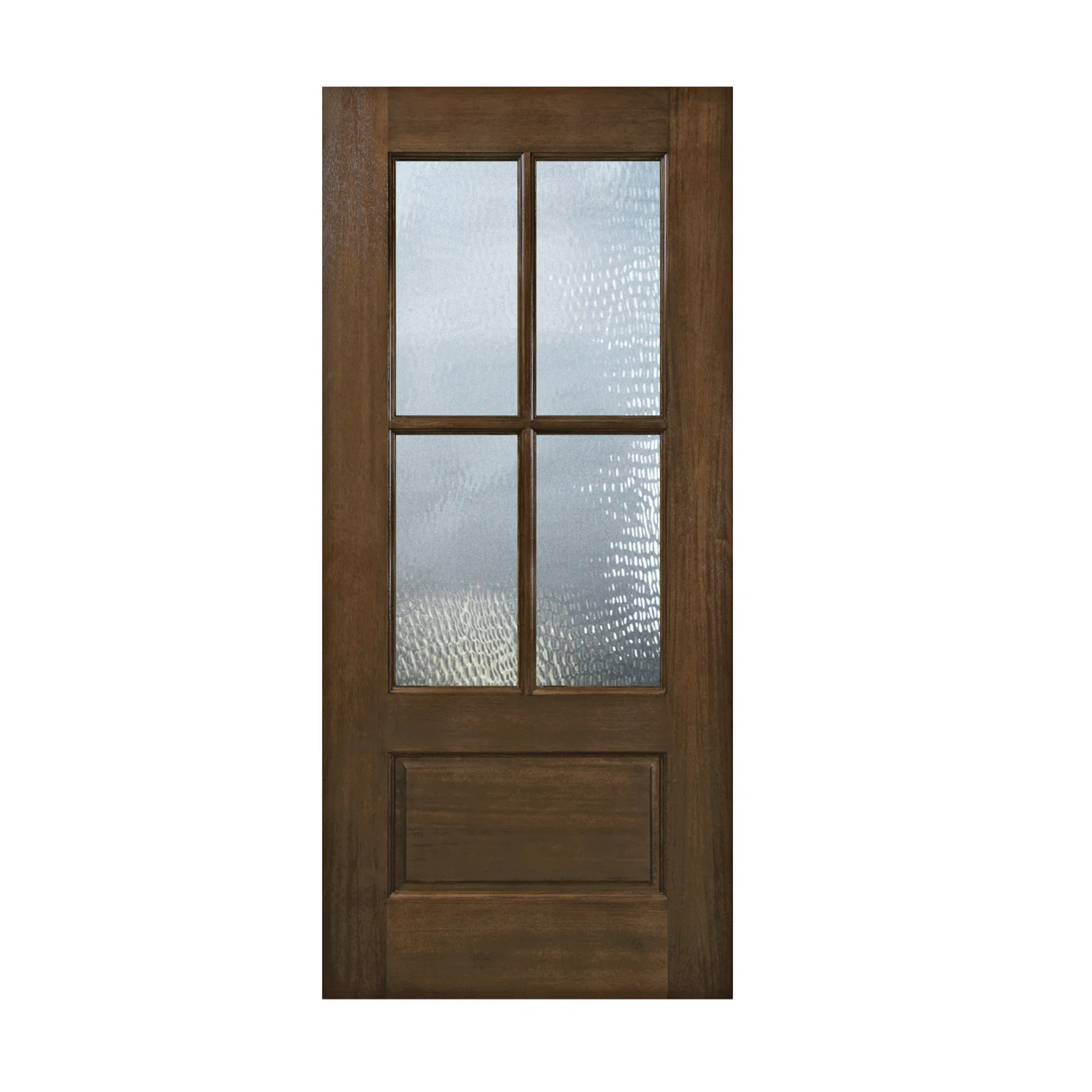 36'' x 80'' Glass Manufactured Wood Front Entry Doors | Wayfair North America