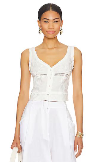 Kerry Tank in Optic White | Revolve Clothing (Global)