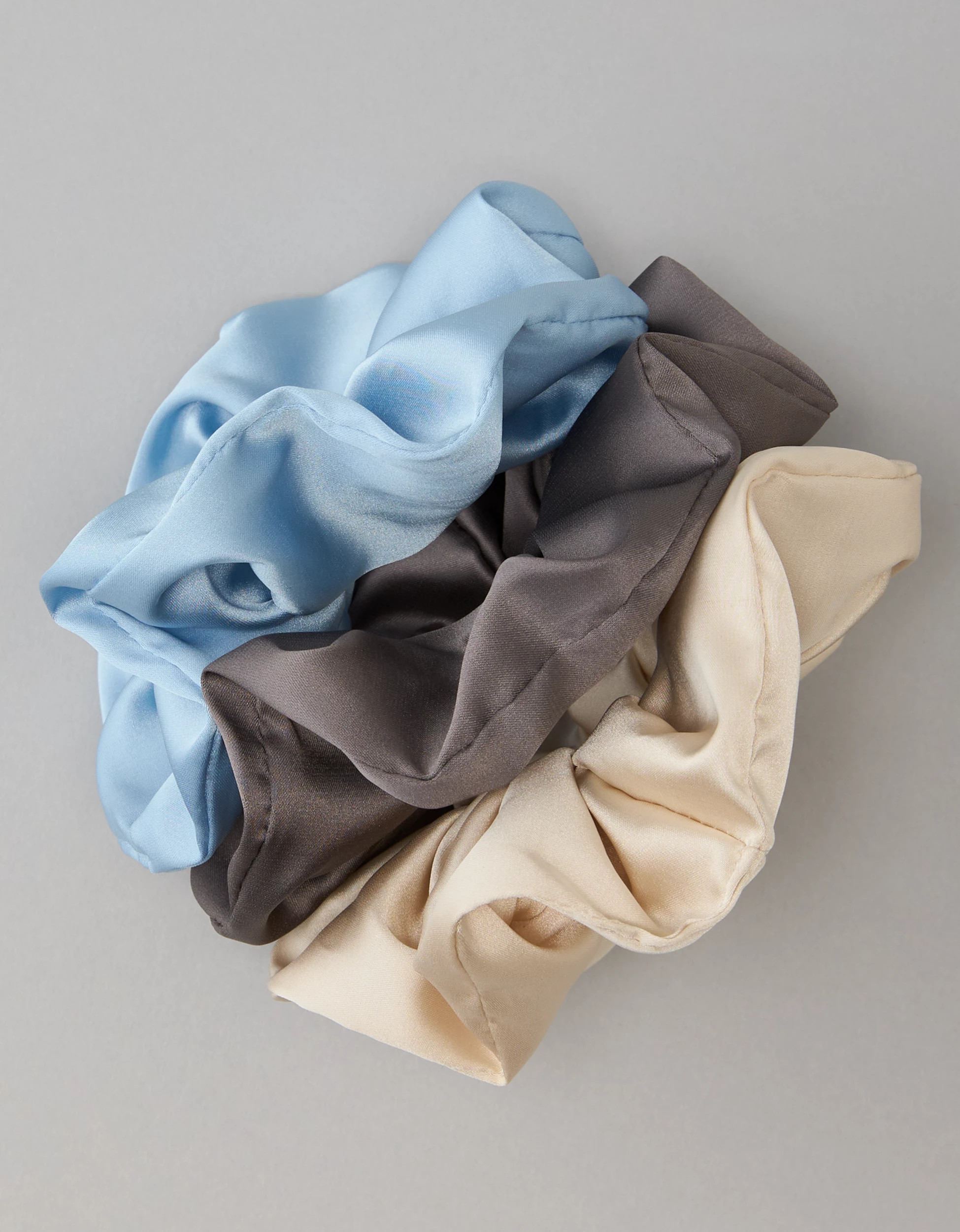 AE Satin Scrunchie 3-Pack | American Eagle Outfitters (US & CA)