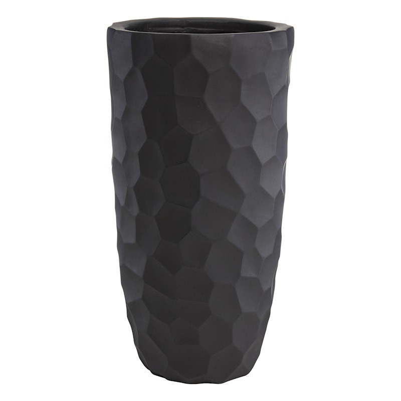 Crosby St. Elena Black Outdoor Planter, Small | At Home