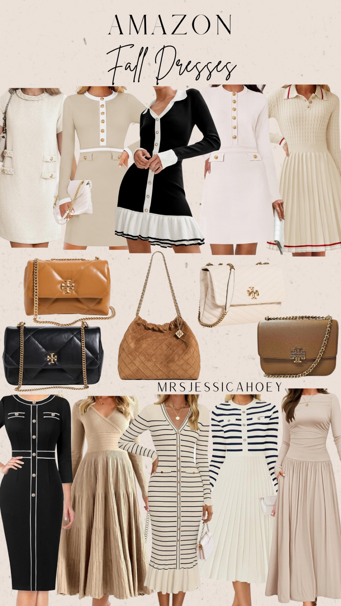 Women’s dresses. Fall winter dresses. Workwear. Holiday dresses. Classy elegant dresses. Short midi long dresses. Pleated. Long sleeve dresses. Fall handbags. Tory Burch.

#LTKSeasonal #LTKStyleTip #LTKFindsUnder50