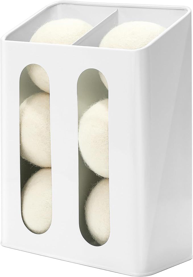 SSTATES Magnetic Dryer Balls Holder for Laundry Room Organization and Storage, Modern Lint Bin fo... | Amazon (US)