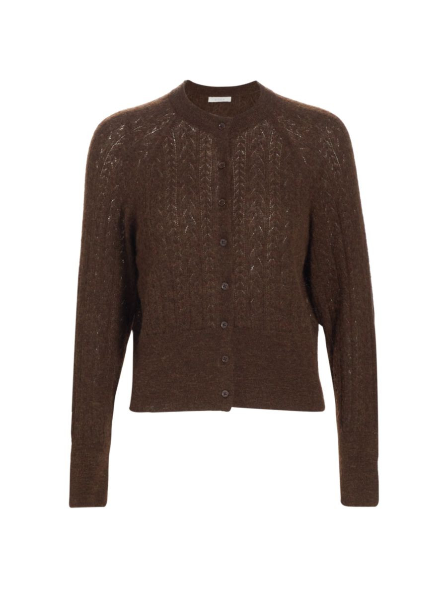 Eileen Alpaca-Blend Knit Cardigan | Saks Fifth Avenue