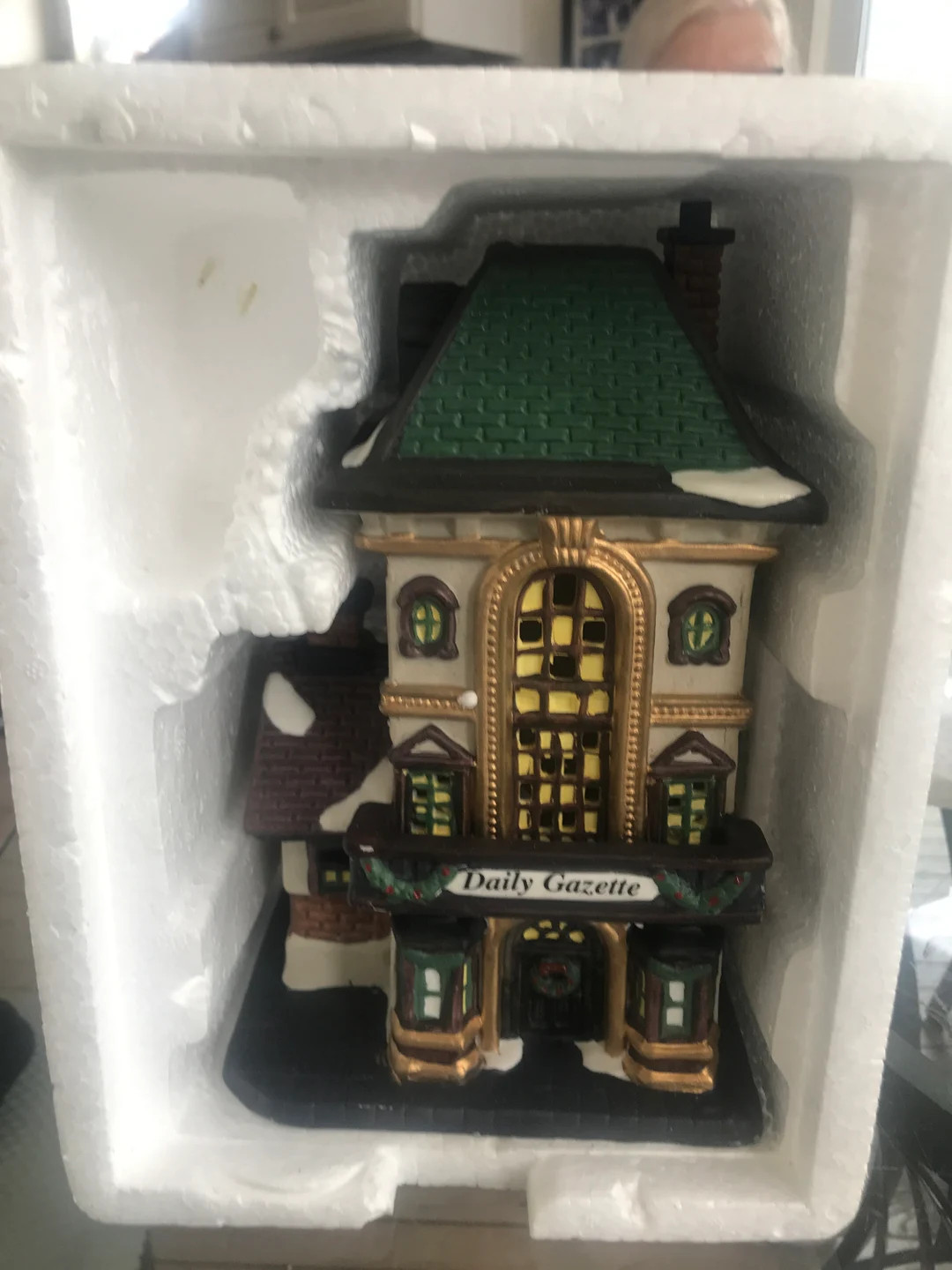 Heartland Valley Village Porcelain Lighted Daily Gazette House - Etsy | Etsy (US)