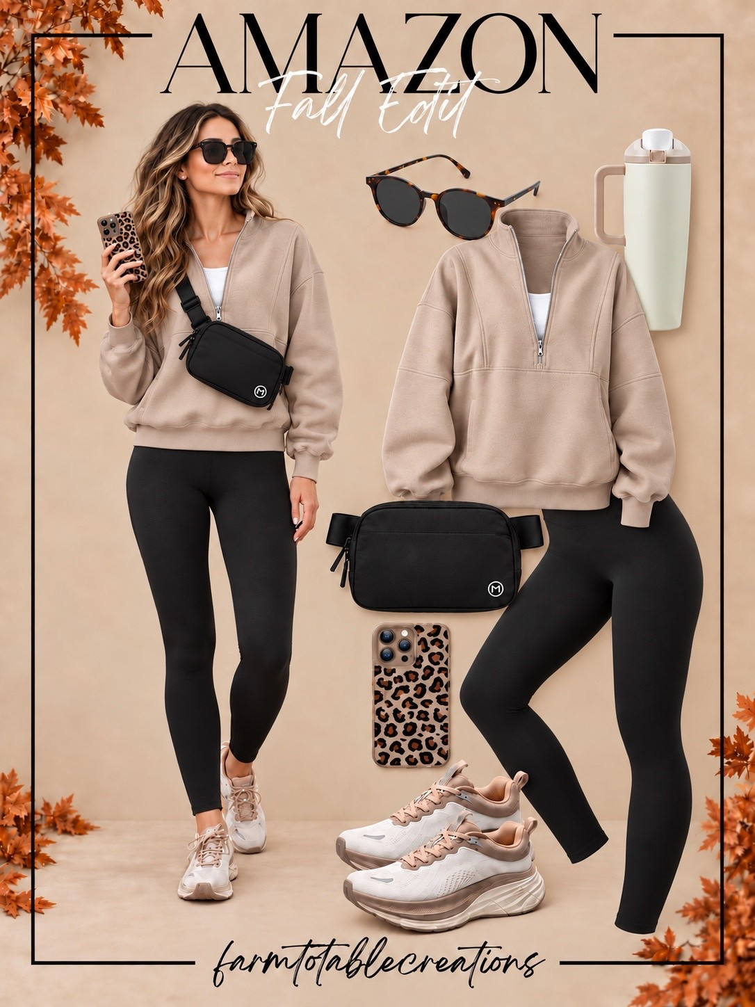 Easy Fall Outfit 🍂
A cozy quarter-zip, black leggings, and comfy sneakers make this such an easy everyday look. I added the crossbody bag and a few little extras to pull it together.

#AmazonFashion #FallOutfit #QuarterZip #BlackLeggings #ootd #ootn

#LTKootd #LTKmomlife #LTKSaleAlert