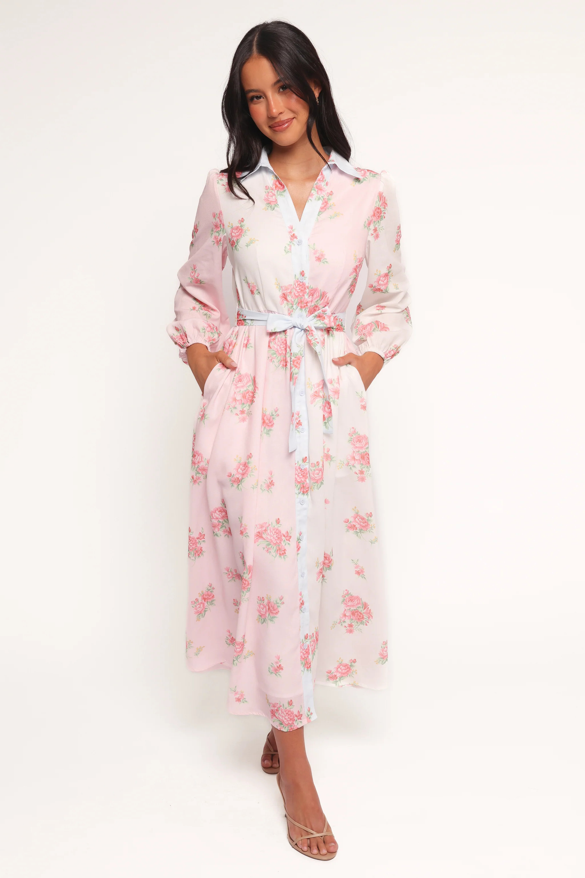 Juni Button Up Maxi Dress - Floral | Petal & Pup (US)