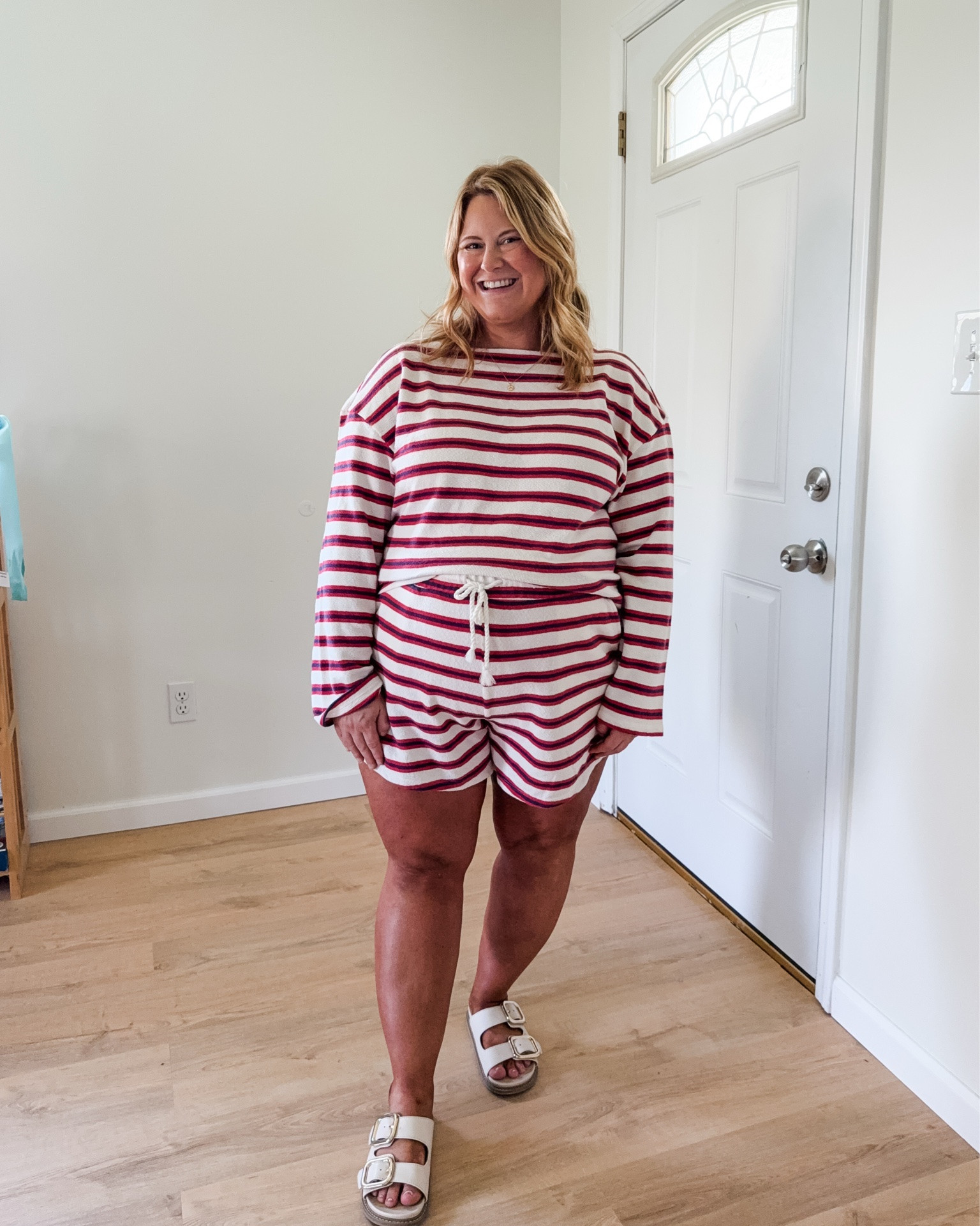 9 outfit ideas for a matching set! Wearing an XL in the top and XXL in the bottoms. Comes in neutral stripes too!!

#LTKMidsize #LTKBump #LTKSeasonal