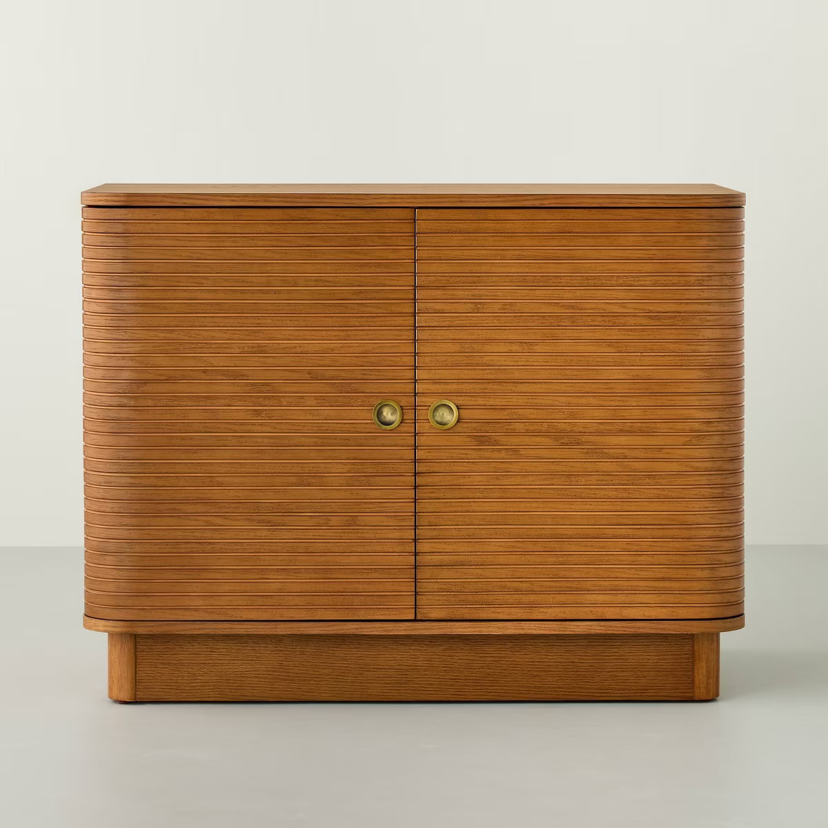 Grooved Mid-Century Decorative Storage Cabinet - Hearth & Hand™ with Magnolia | Target