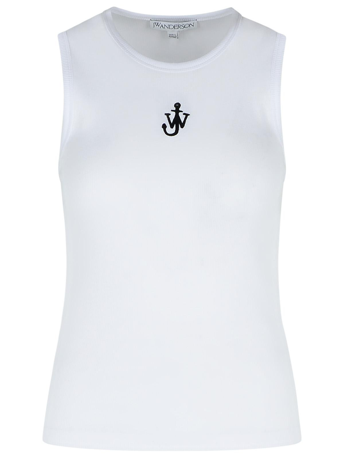 J. W. Anderson White Cotton Tank Top | Italist.com US