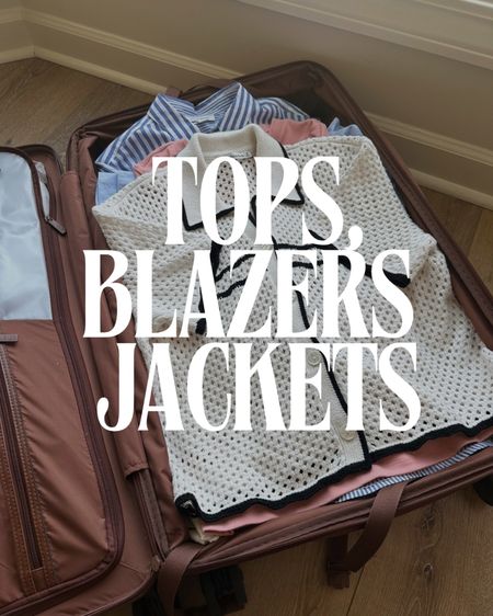 Layers are perfect for spring time, so you need sweaters to short sleeve! Blazers are a great way to style and layer during the spring 

And of course trenches and rain coats for when the weather turns bad. 

All fit TTS! 

#LTKeurope #LTKtravel #LTKstyletip