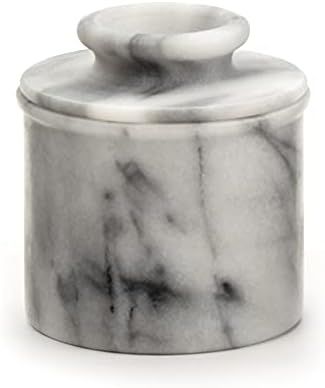 Amazon.com | RSVP International White Marble French Butter Pot, Holds One Stick or 1/2 Cup | Made... | Amazon (US)