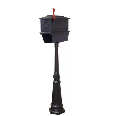 Kingston Locking Post Mounted Mailbox | Wayfair North America