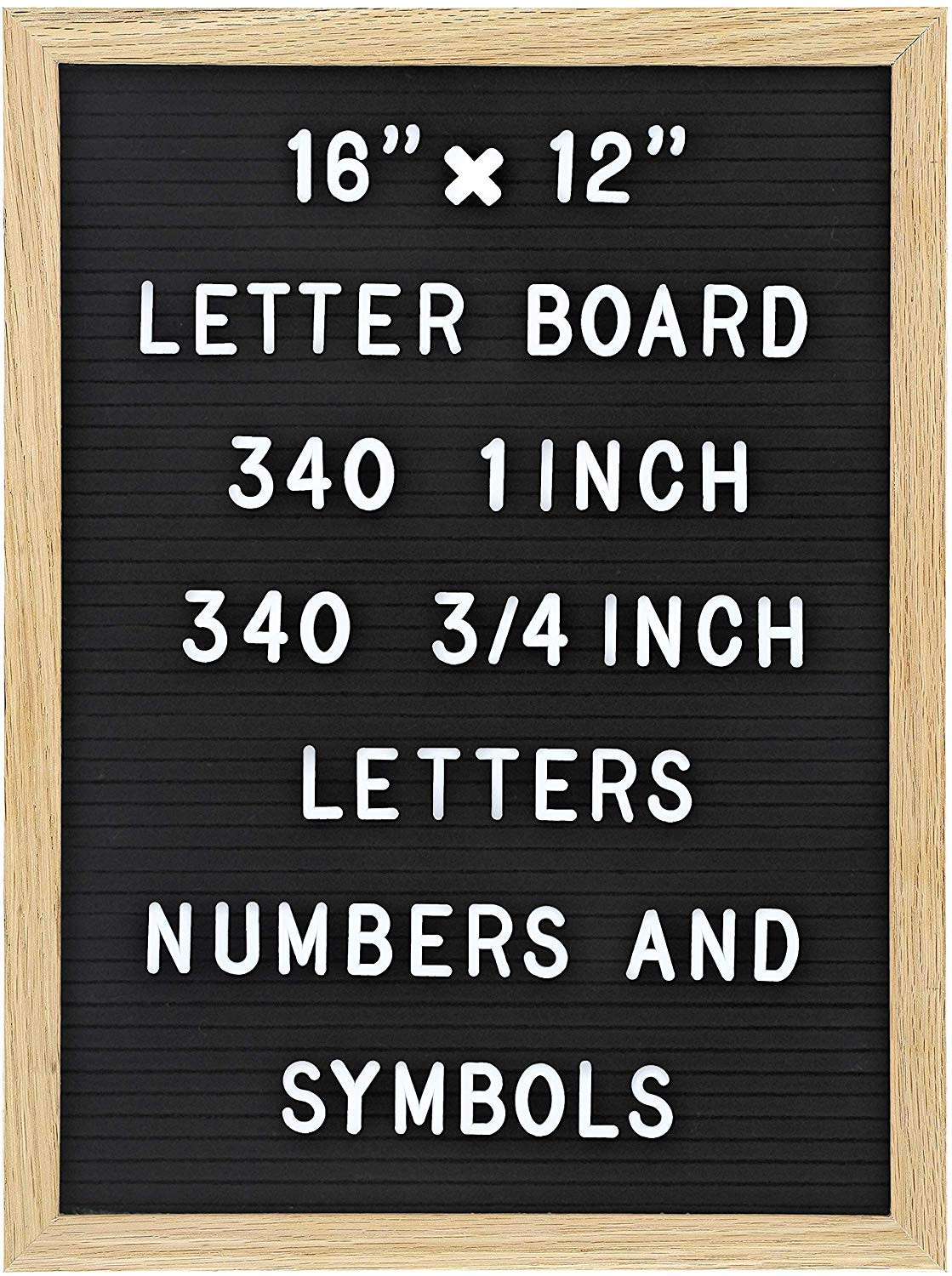 Felt Letter Board with 680 Letters, Numbers & Symbols 16 x 12 inch :: Changeable Letter Board for... | Amazon (US)