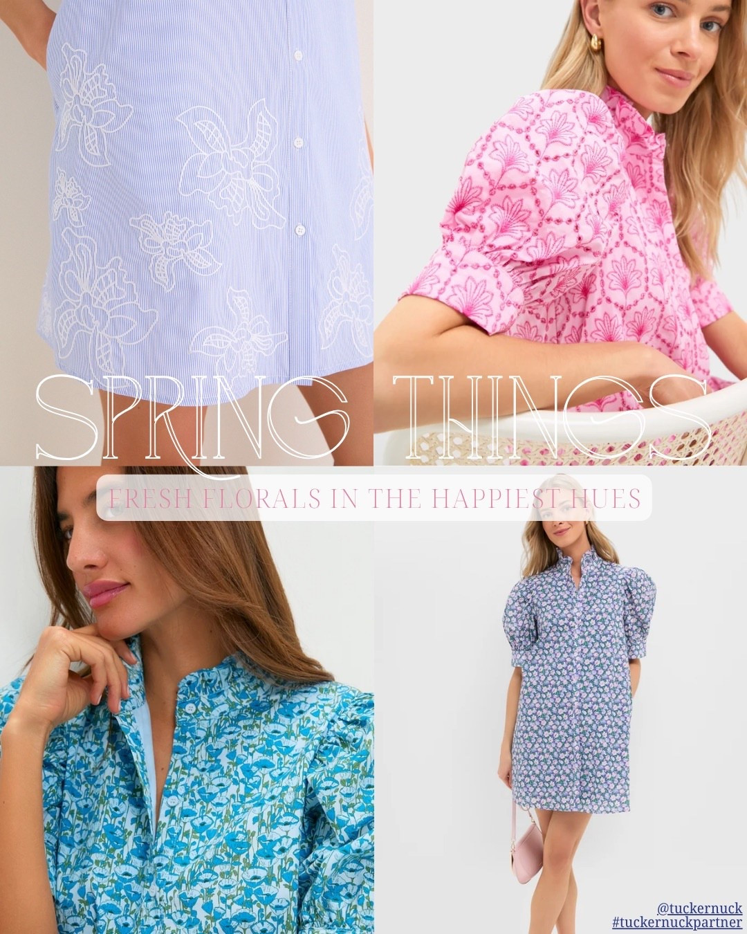 These fresh florals for spring are so happy and preppy! I’ll be wearing the pink for Easter! @tuckernuck #tuckernuckpartner

#LTKootd #LTKSeasonal #LTKmomlife