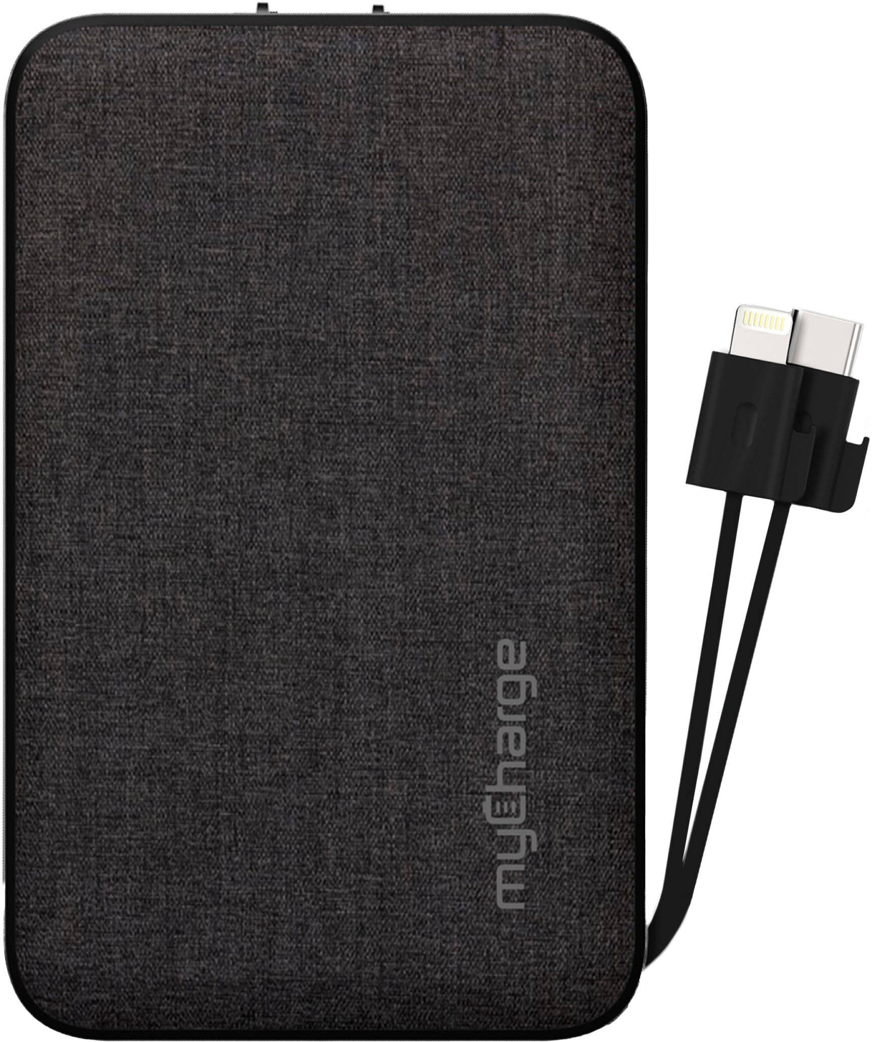 myCharge - POWERHUB ULTRA 10,000mAh Everything Built-In Portable Charge for Most USB Enables Devices - Black | Best Buy U.S.