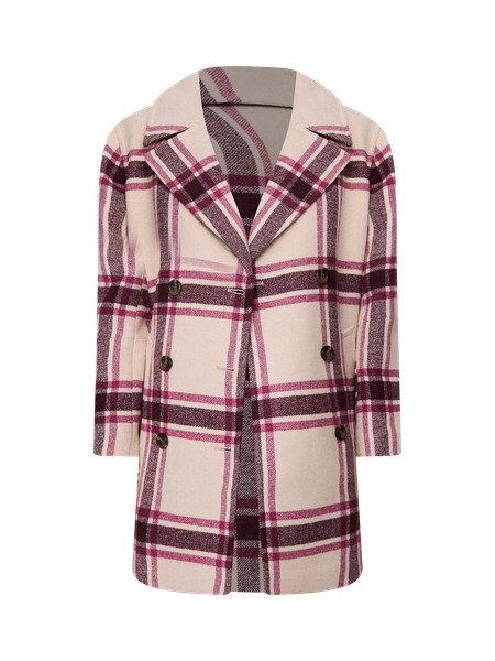 Weekend Collection Plaid Cocoon Coat | Ann Taylor