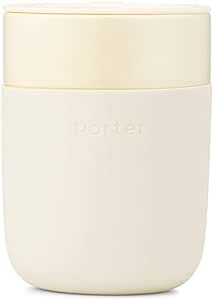 W&P Porter Ceramic Mug w/ Protective Silicone Sleeve, Cream 12 Ounces | On-the-Go | No Seal Tight... | Amazon (US)