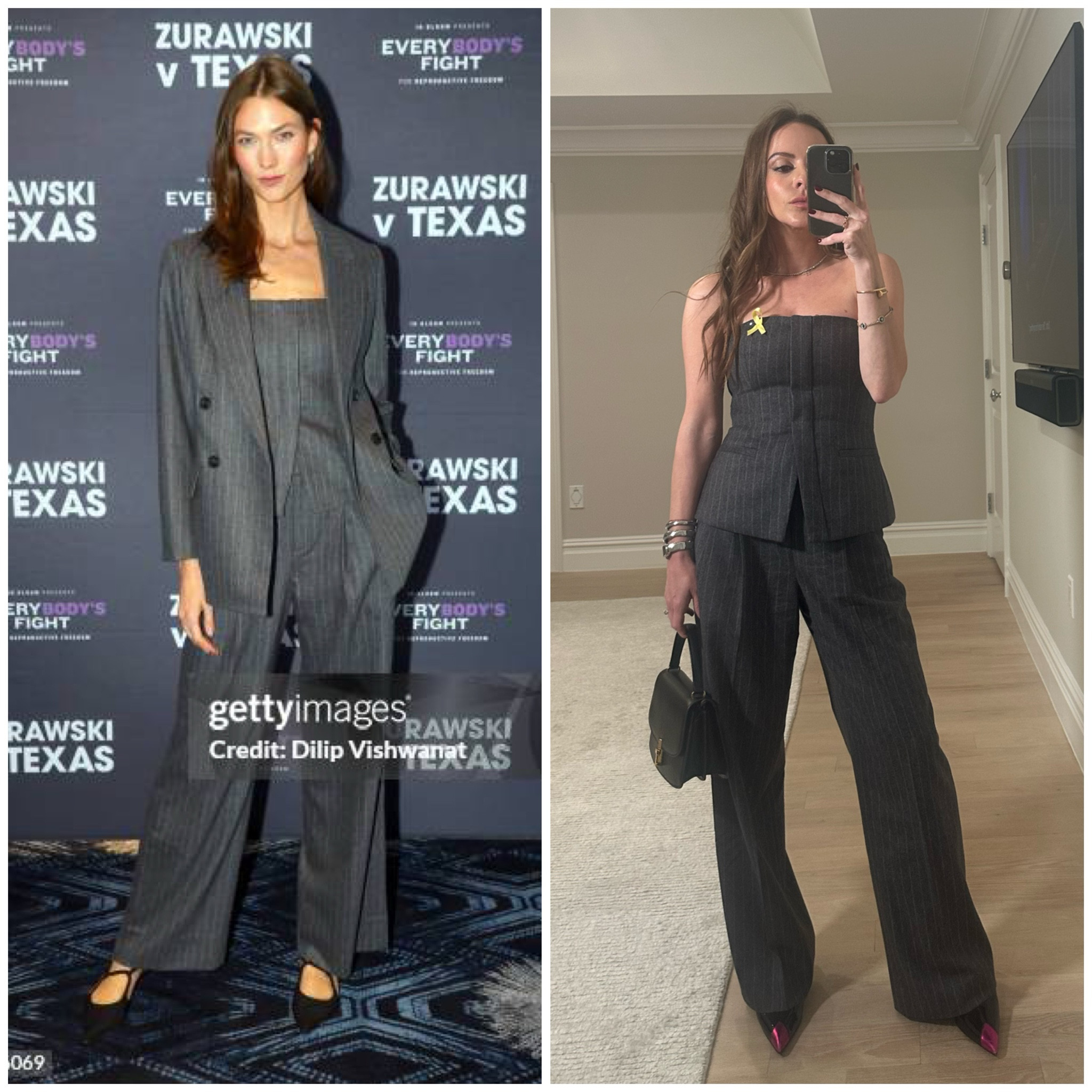 Karlie Kloss stole my lewk 🩶🎗️

#LTKSeasonal #LTKStyleTip #LTKWorkwear