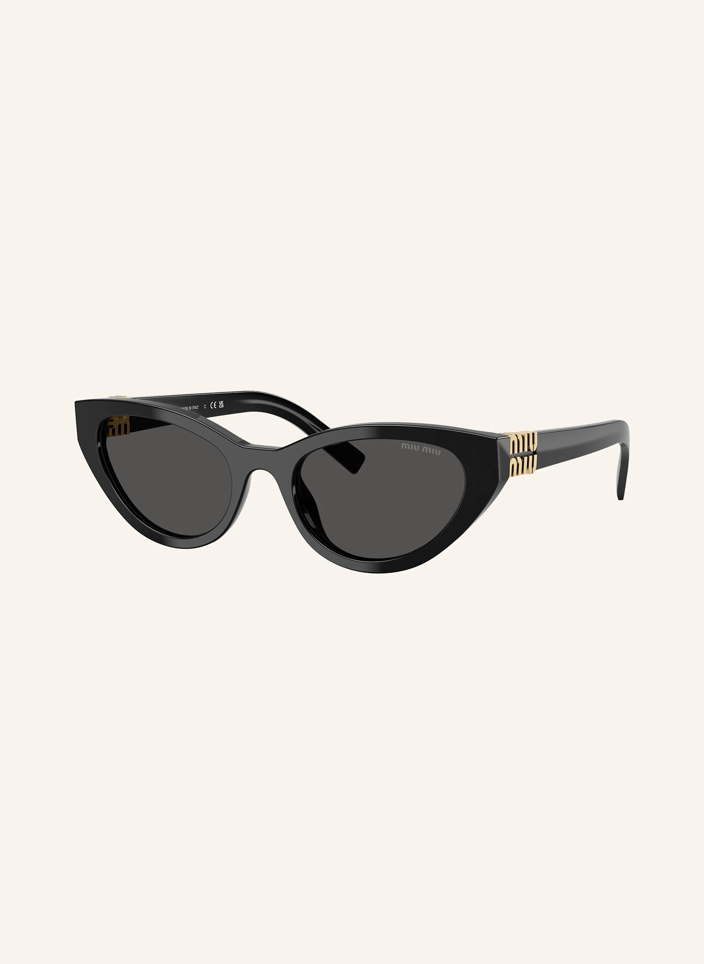 MIU MIU Sonnenbrille MU A04S in 16k08z - schwarz/ dunkelgrau | Breuninger (DACH)
