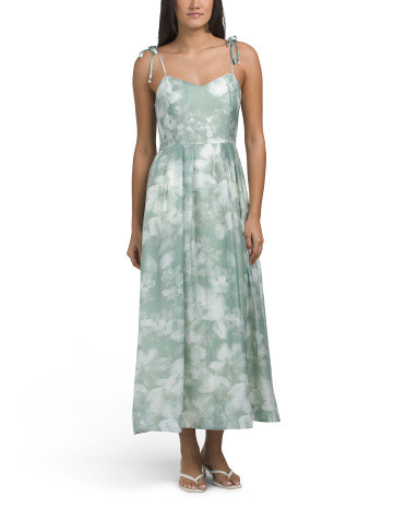 Tie Shoulder Maxi Dress | TJ Maxx