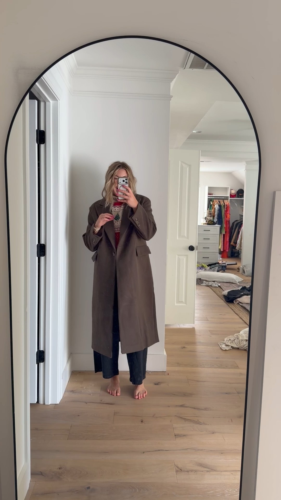 THIS COAT. The best finds from @walmart for the holidays #WalmartStyle #WalmartPartner 

#LTKFindsUnder100 #LTKHoliday
