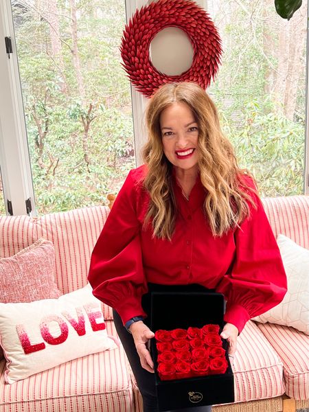 Happy Galentines day season❤️❤️❤️❤️. Beautiful roses, pillows and a statement blouse to celebrate the month of Love…❤️❤️❤️❤️🌹🌹🌹🌹🌹

#LTKhome #LTKbeauty #LTKSeasonal