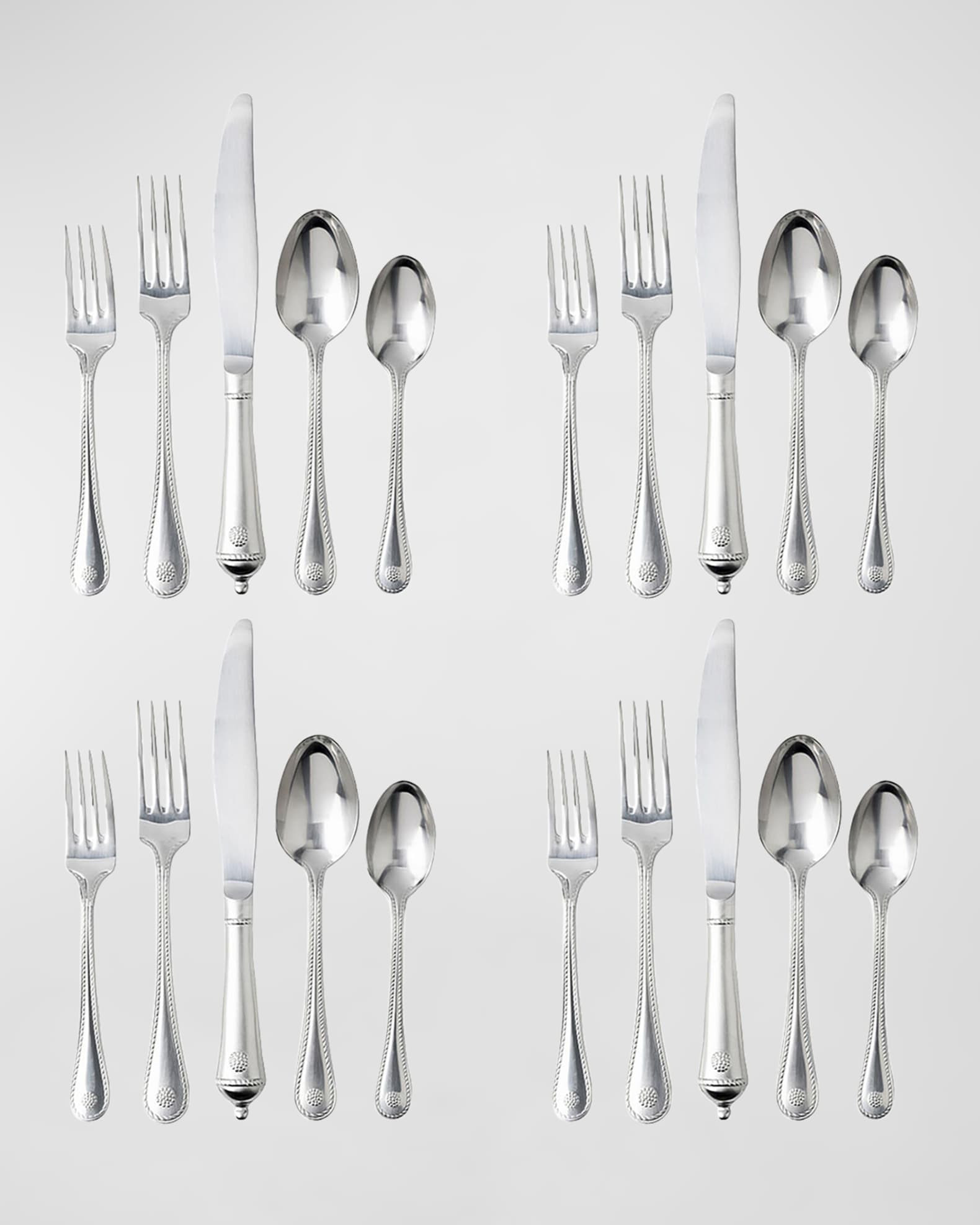Berry & Thread 20-Piece Flatware  Set - Bright Satin | Neiman Marcus